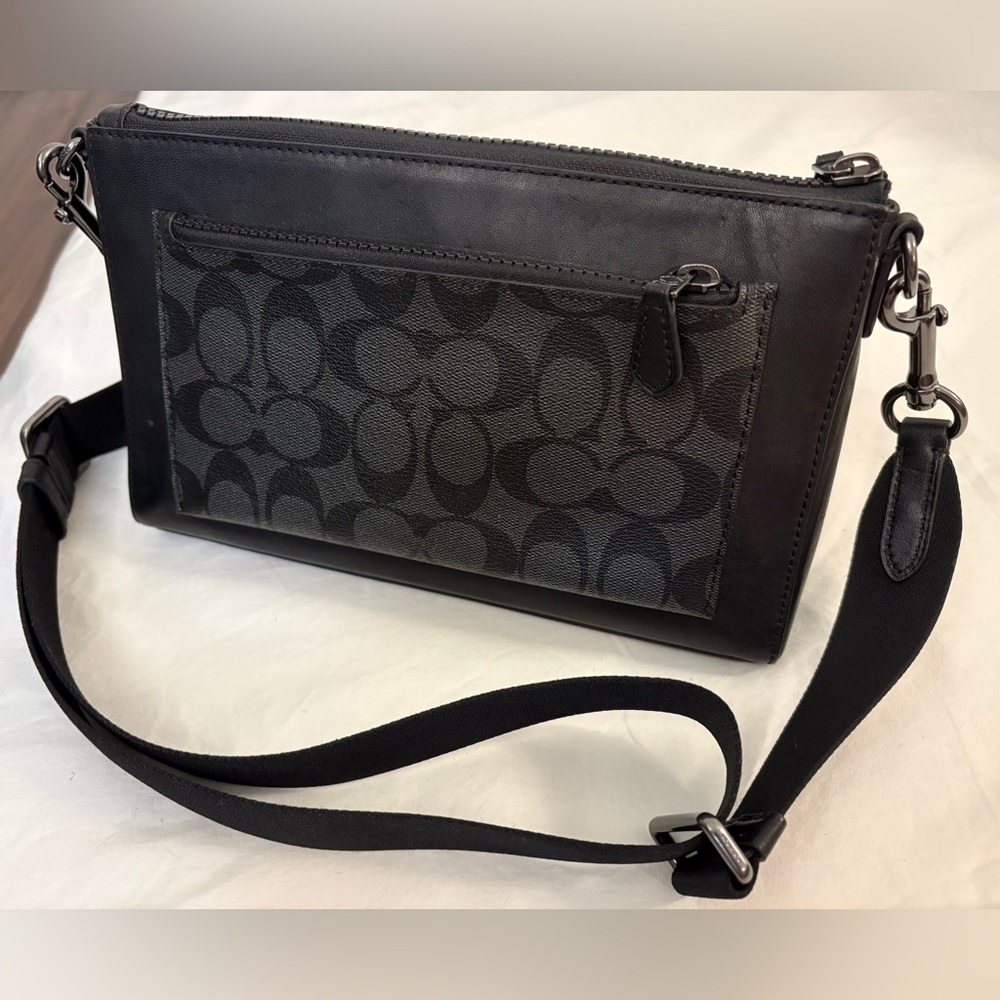 Coach Signature Black Crossbody Bag